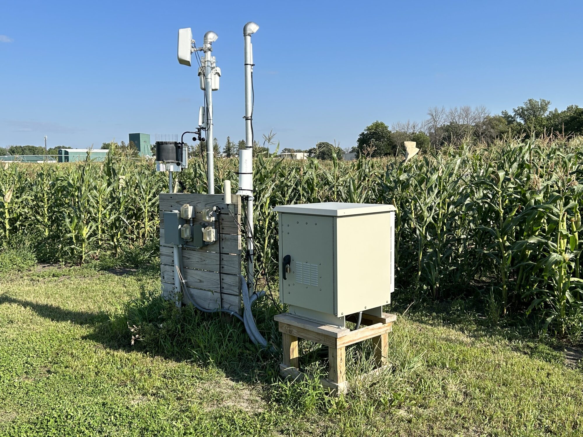 Wireless equipment at local ARA farm site.