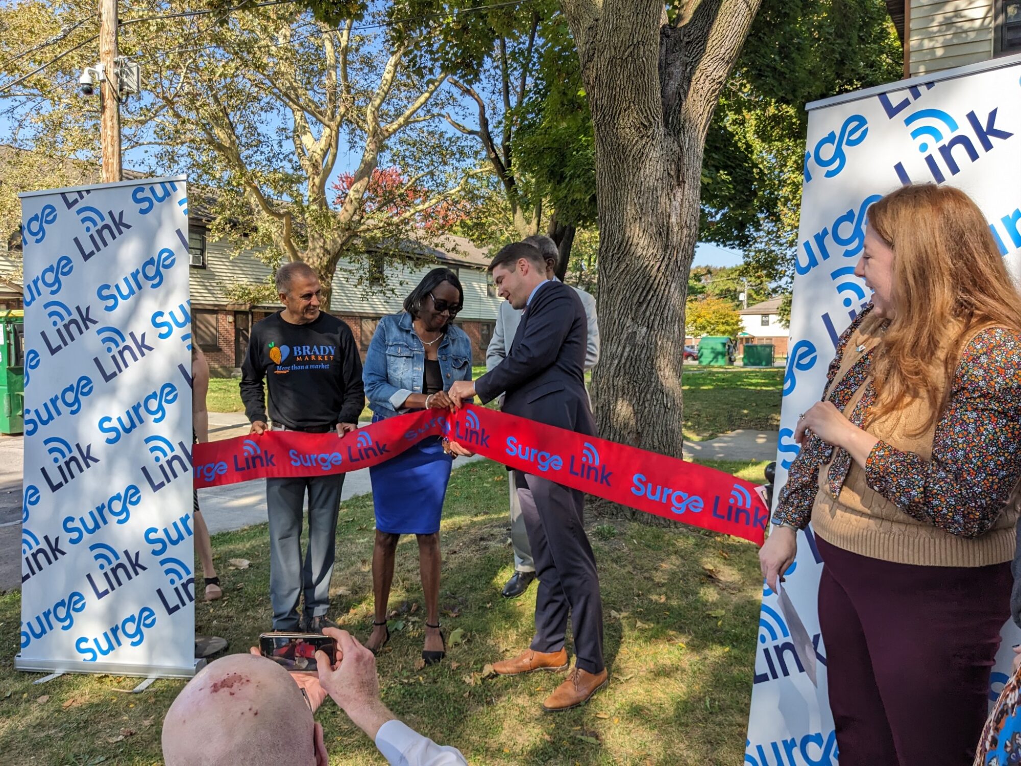 Surge Link Ribbon Connecting Ceremony