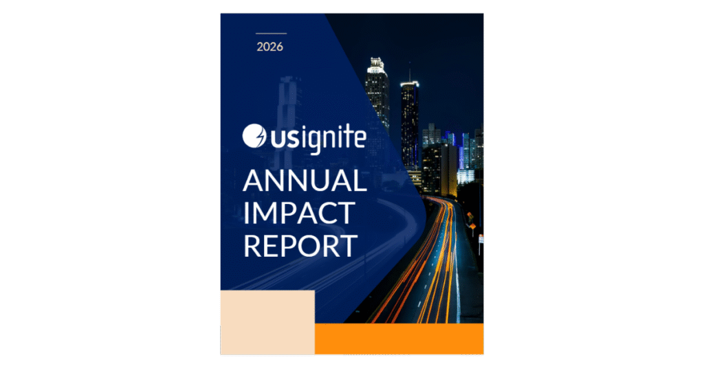 cover of 2026 annual impact report - US Ignite